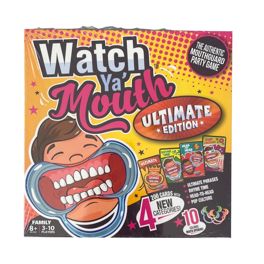 Watch Ya Mouth Ultimate Edition Mouthguard Party Game Buffalo Games New Sealed